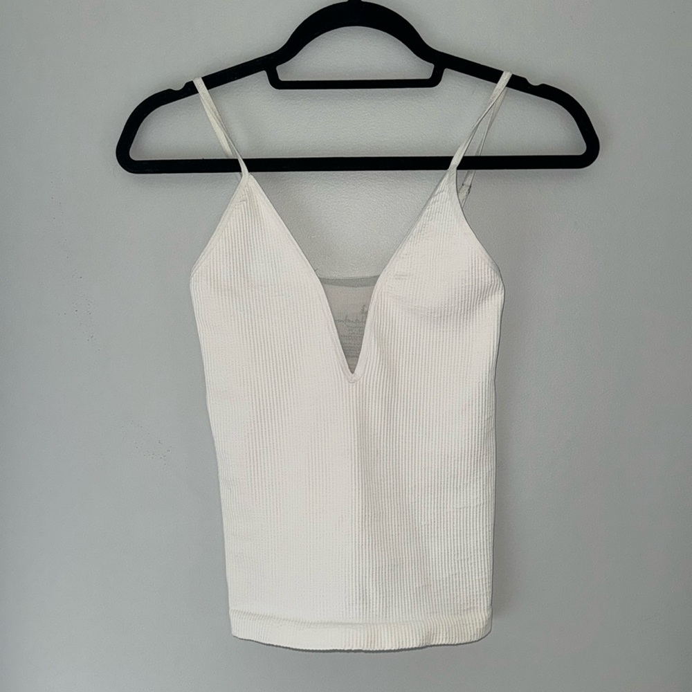 Free People White Tank top
